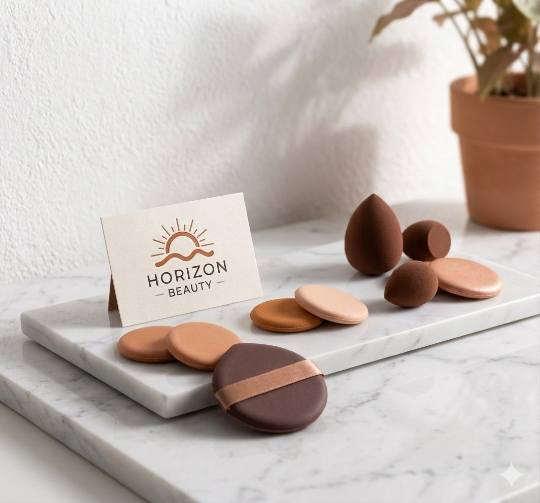 Horizon Beauty 35-Piece Signature Sponge & Puff Set